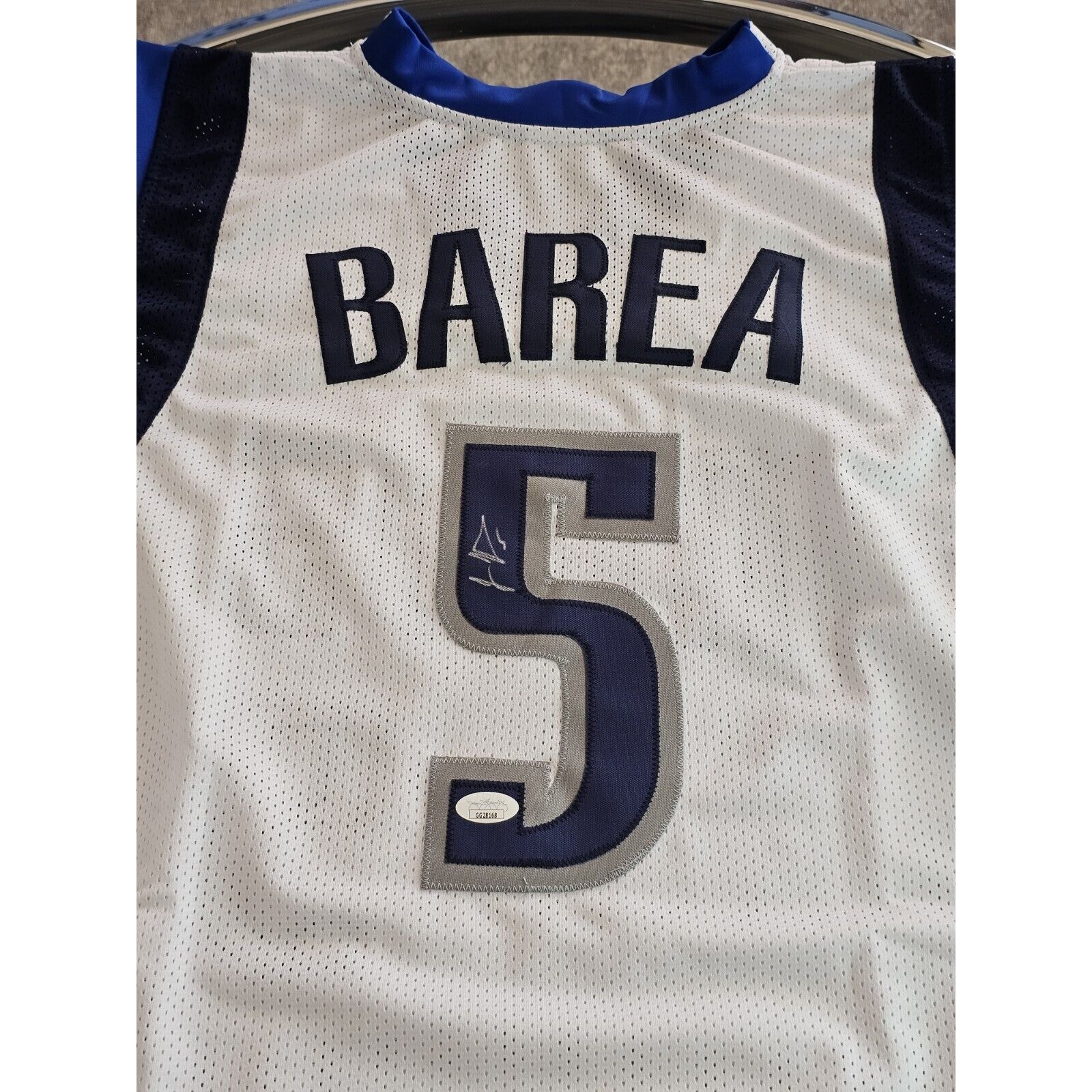 JJ Barea Autographed/Signed Jersey JSA Sticker White Custom Jersey J J