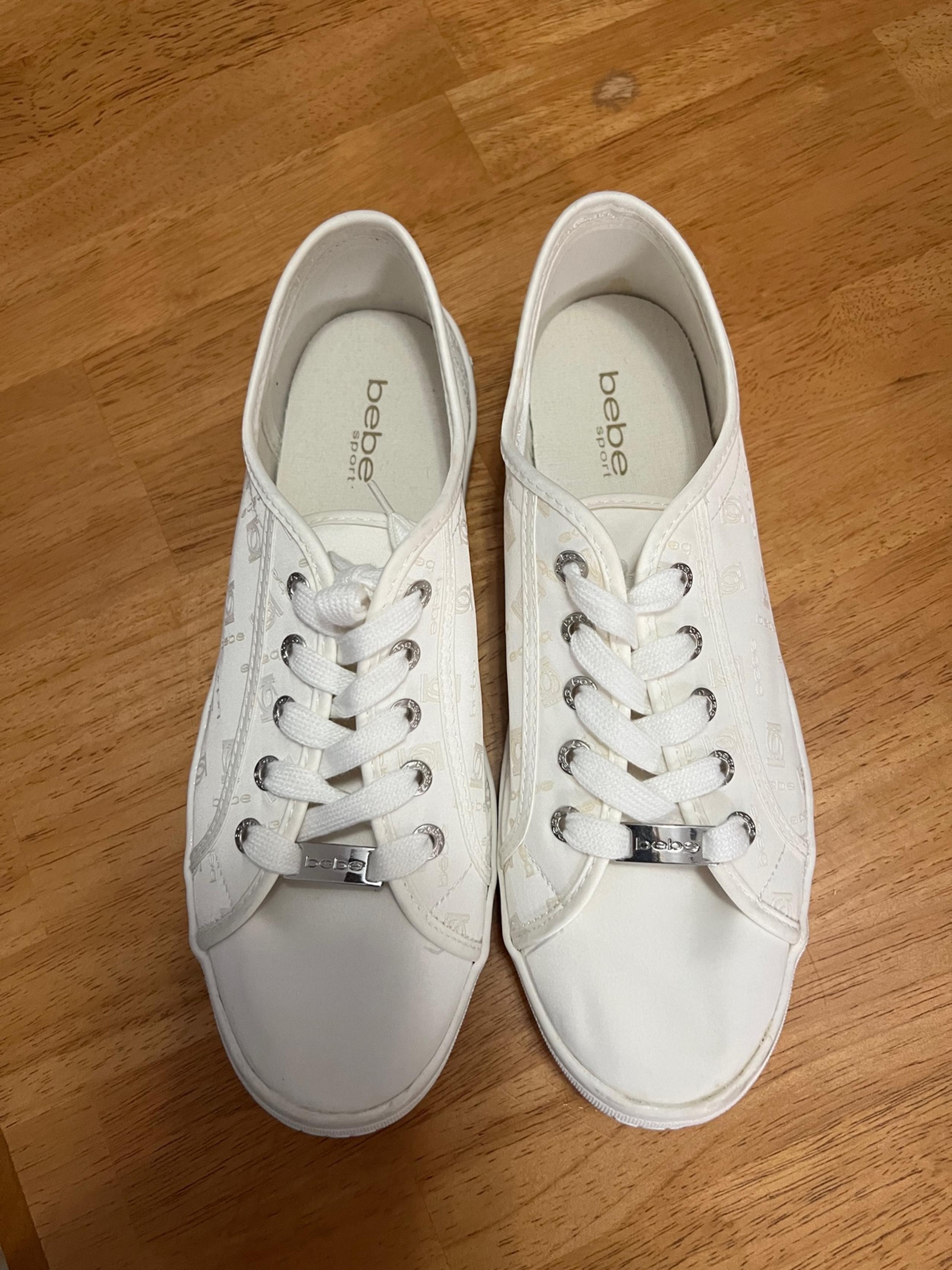 Bebe Logo Tennis Shoes, Sz 11