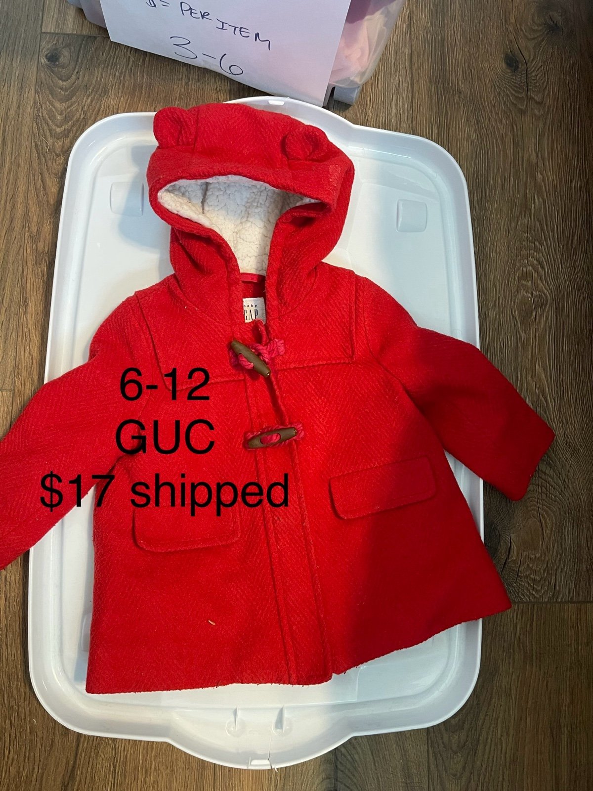 6-12 m coats