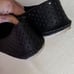 BCBGeneration Black Leather Sz. 9.5 Hand Tooled Slipon Loafers