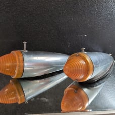 2 Vintage Truck Cab Roof Clearance Torpedo Lights