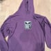 Obey Men's White and Purple Hoodie