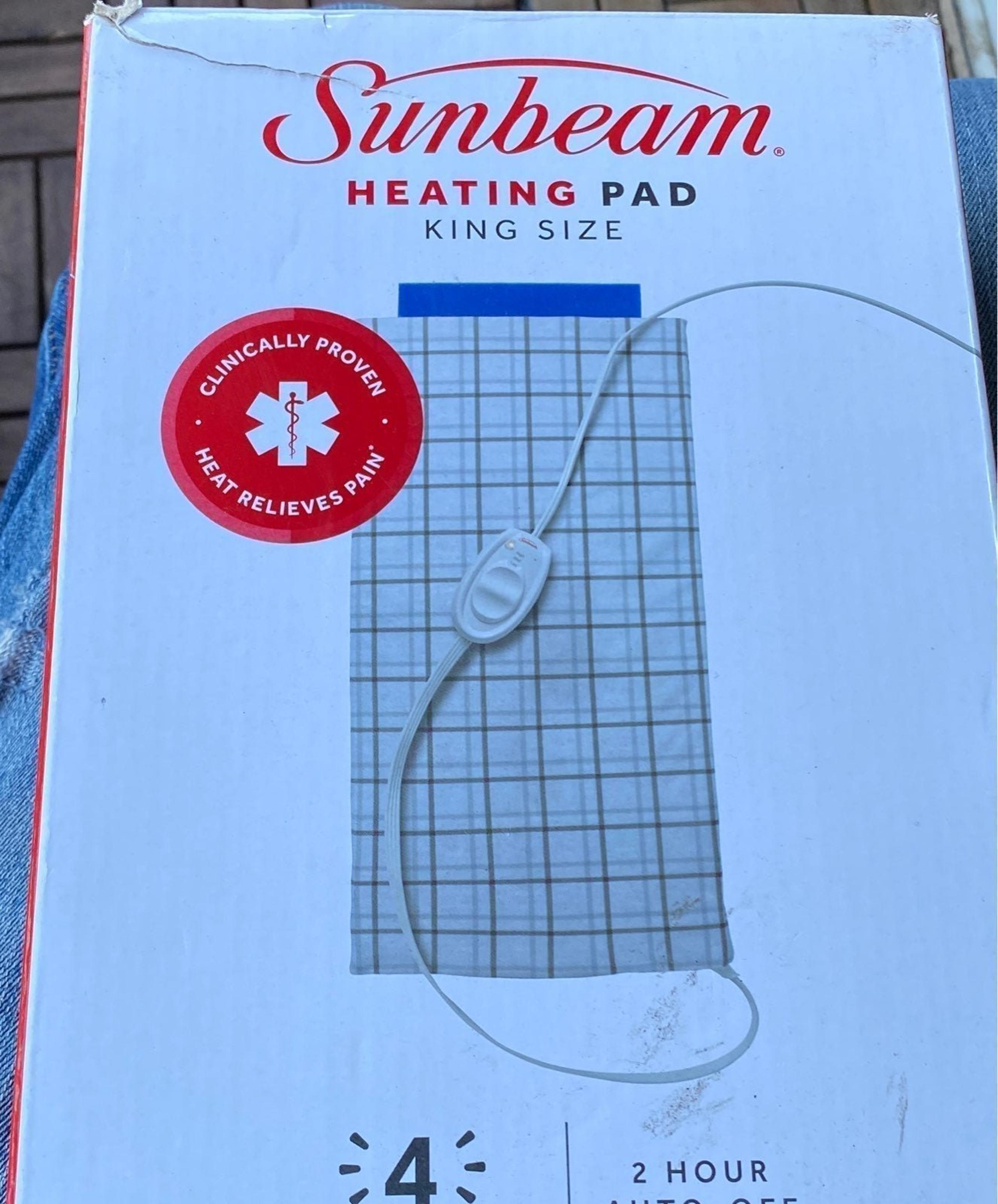 Sunbeam Heating Pad King Sz. 24x12
