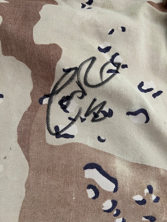 Lars Fredricksen Stage Worn Autographed Camo Pants Rancid The Bastards