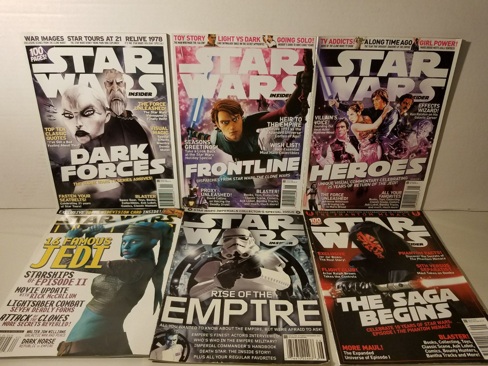 Star Wars Insider Magazine Lot