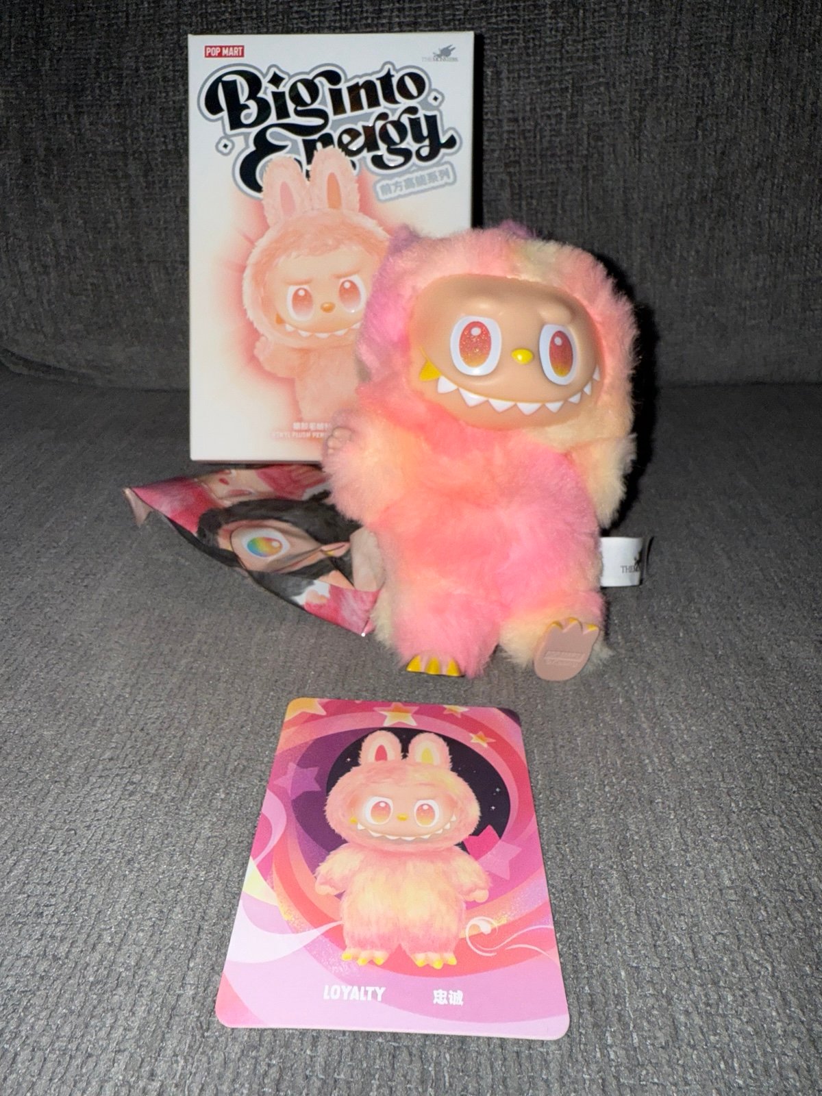 LOYALTY - POP MART Labubu The Monsters Big into Energy Plush
