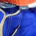Polo Ralph Lauren Swim Trunks Suit Wear Blue Orange Pony - Men's XL Pre-owned