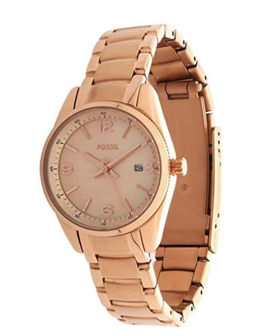 Fossil Jeanne Designer Rose Gold Women's Stainless Steel Quartz Watch