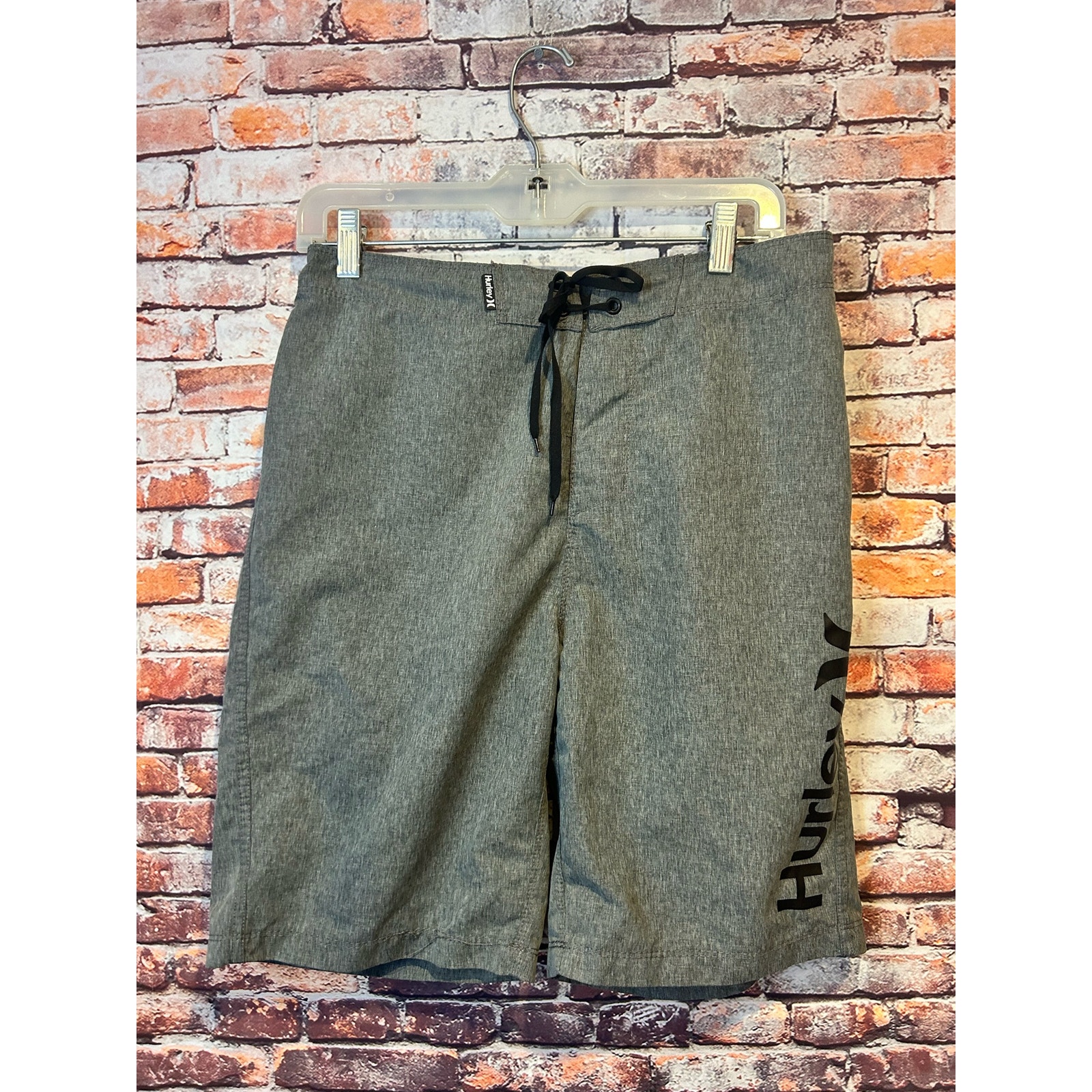 Gray Hurley board shorts one and only heathered men's size 30
