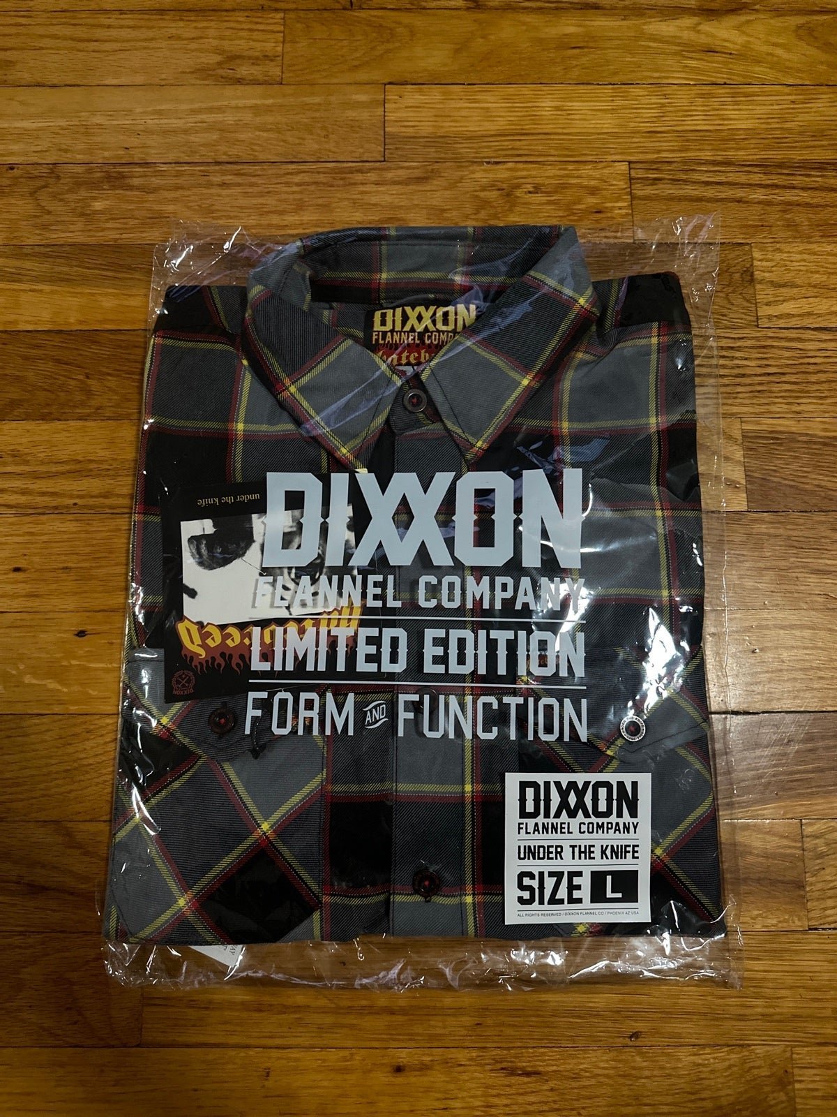 Dixxon NIB Hatebreed Under The Knife Flannel Large