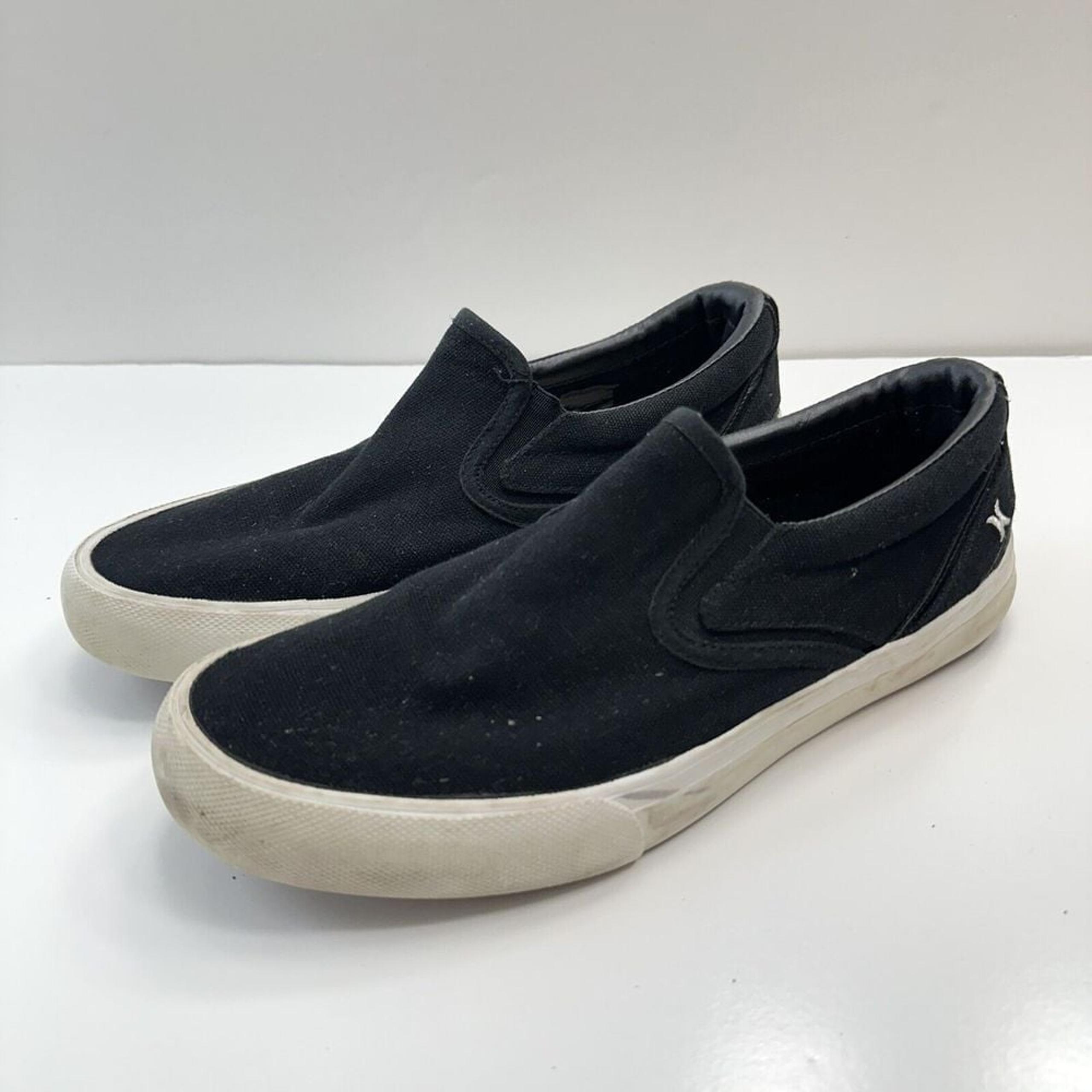 Hurley Men's Arlo Black Slip-on Casual Canvas Sneakers Shoes Size 8 Casual