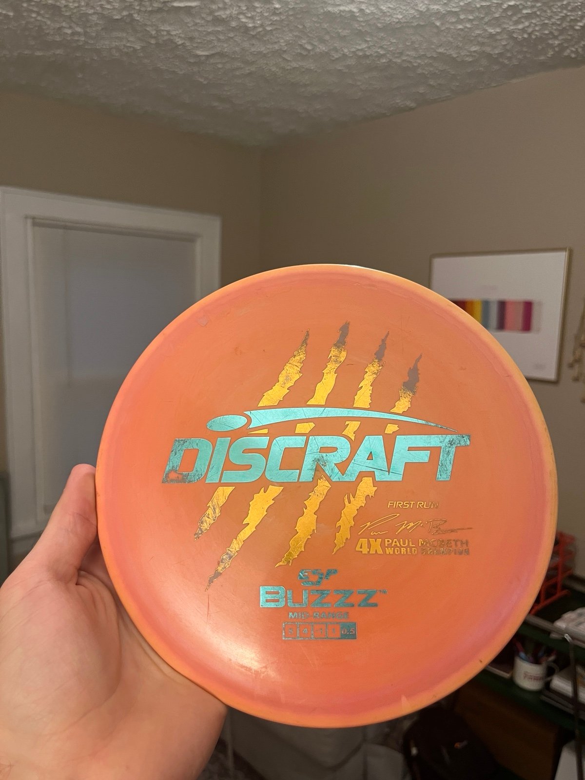 Discraft 4 Claw First Run Mcbeth ESP Buzzz