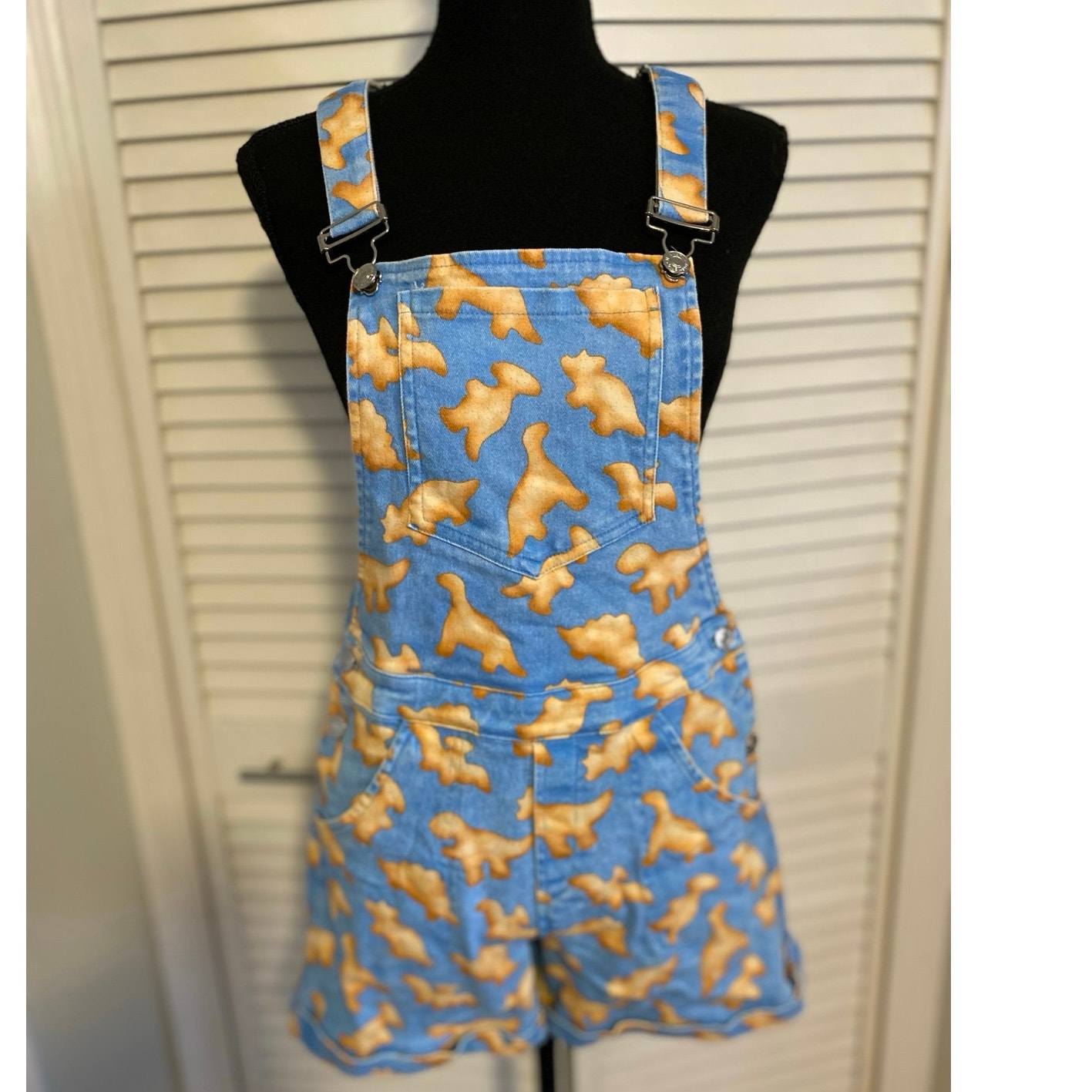 Crescent creepers Size L Nuggets denim Short Overalls