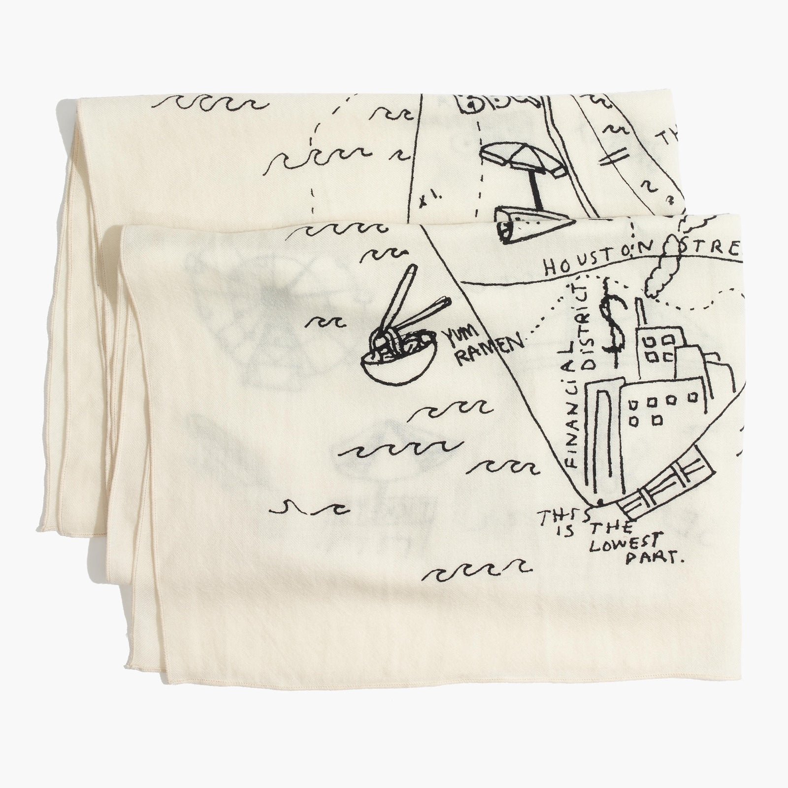 Madewell City Guide Scarf manhattan NYC Fashion Scarf Madewell
