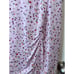 Nicholas Purple Floral Drape Front Sheath Silk Dress Size 10
