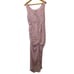 Nicholas Purple Floral Drape Front Sheath Silk Dress Size 10