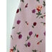 Nicholas Purple Floral Drape Front Sheath Silk Dress Size 10