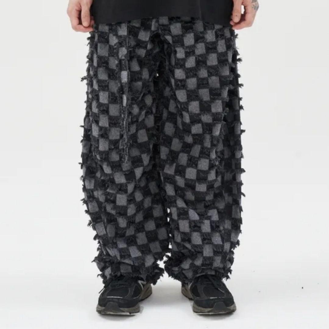AJO AJOBYAJO Checkerboard Jeans