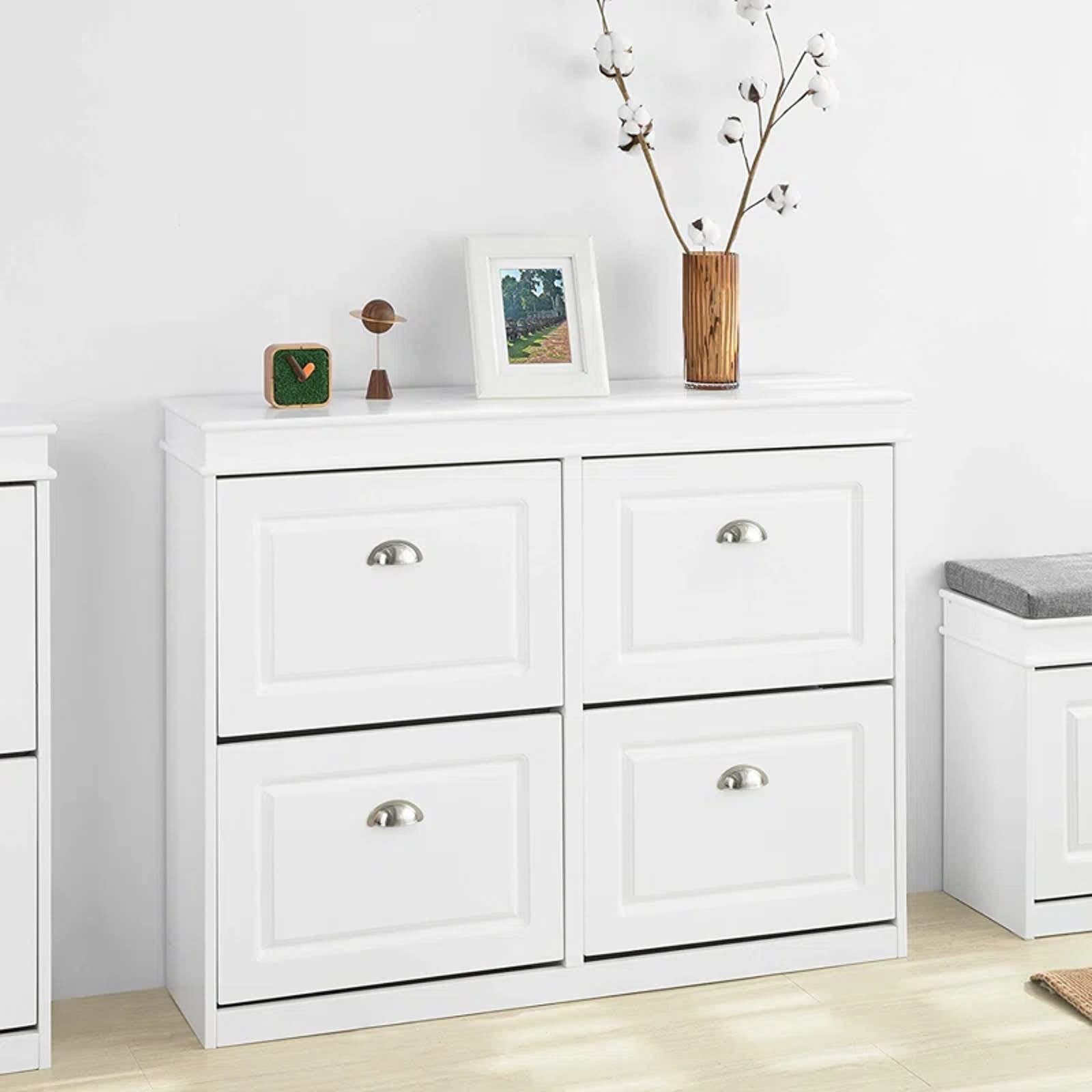 16 Pair Shoe Storage Cabinet