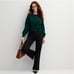 New Women’s Draper James black wide leg trousers size 16
