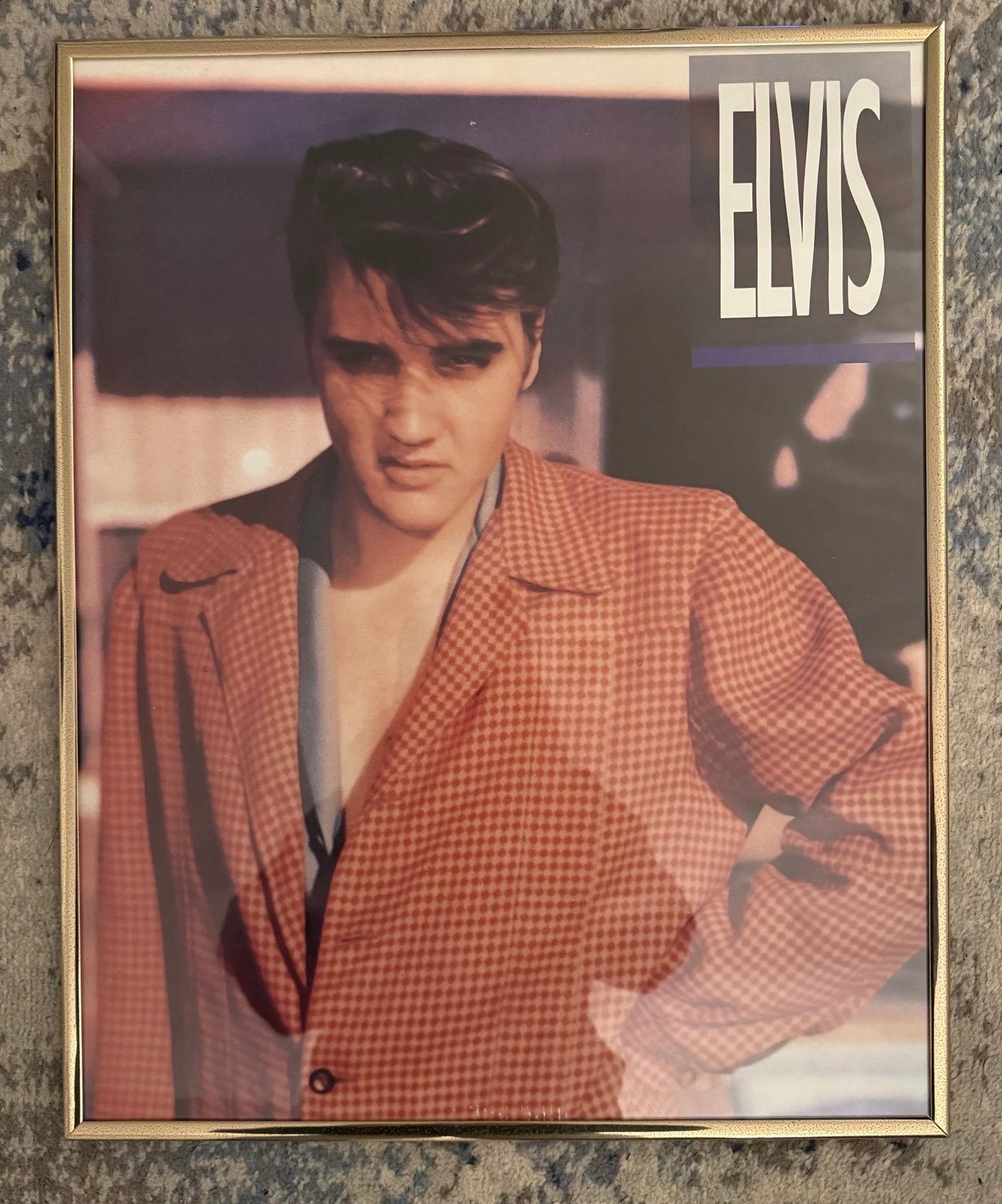 Vintage Elvis Presley Framed Poster 20x16