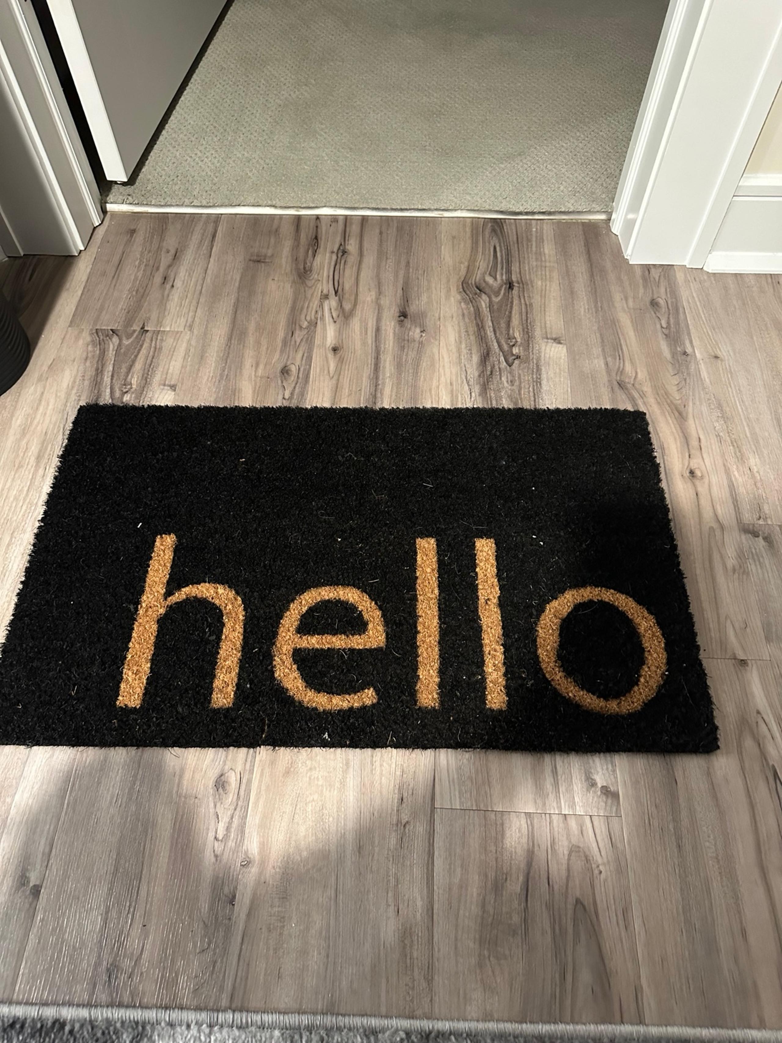 Black Door Mat