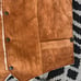 Sherpa leather vest