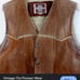 Sherpa leather vest