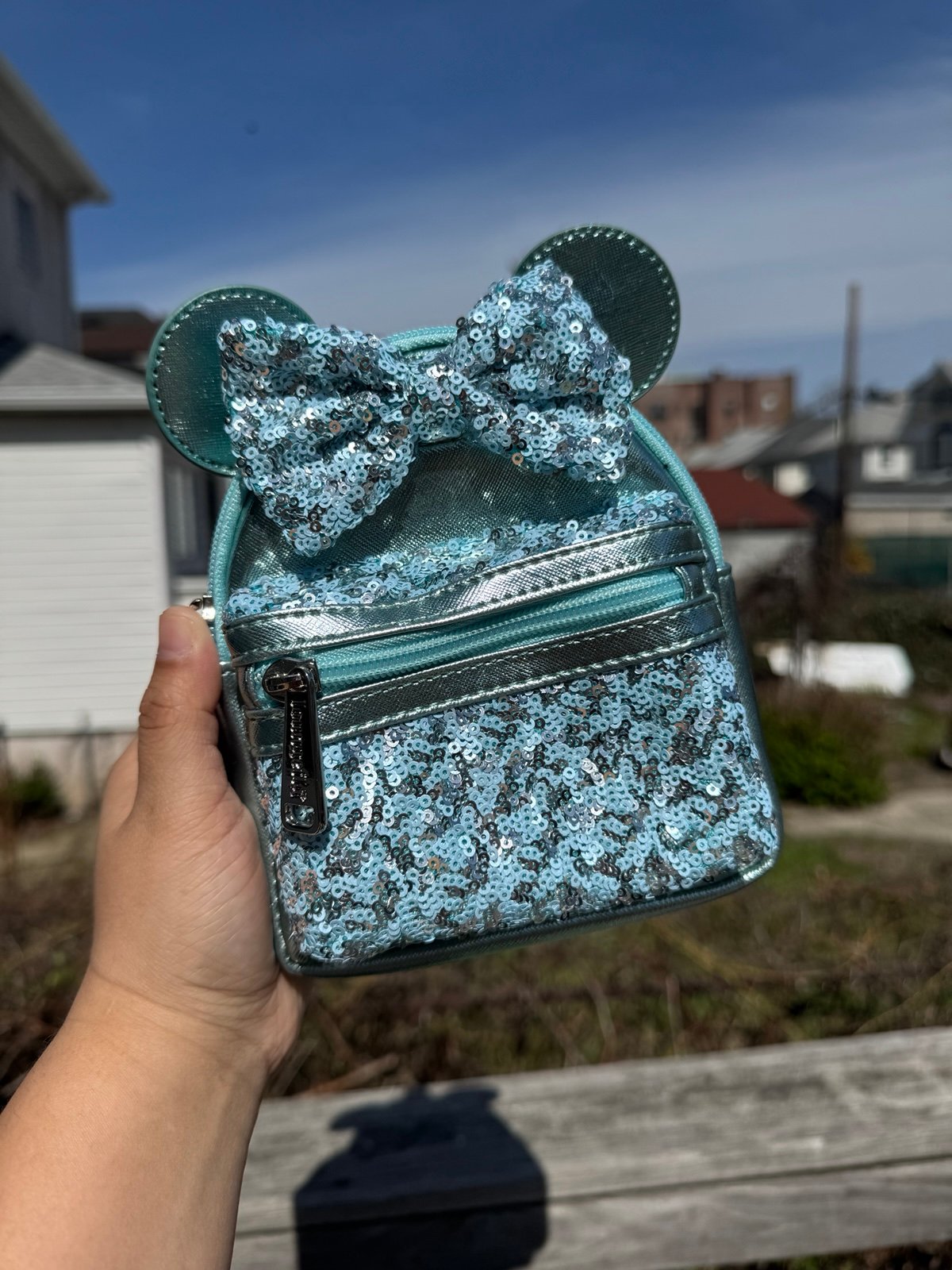 Small Sequin Loungefly Disney Bag