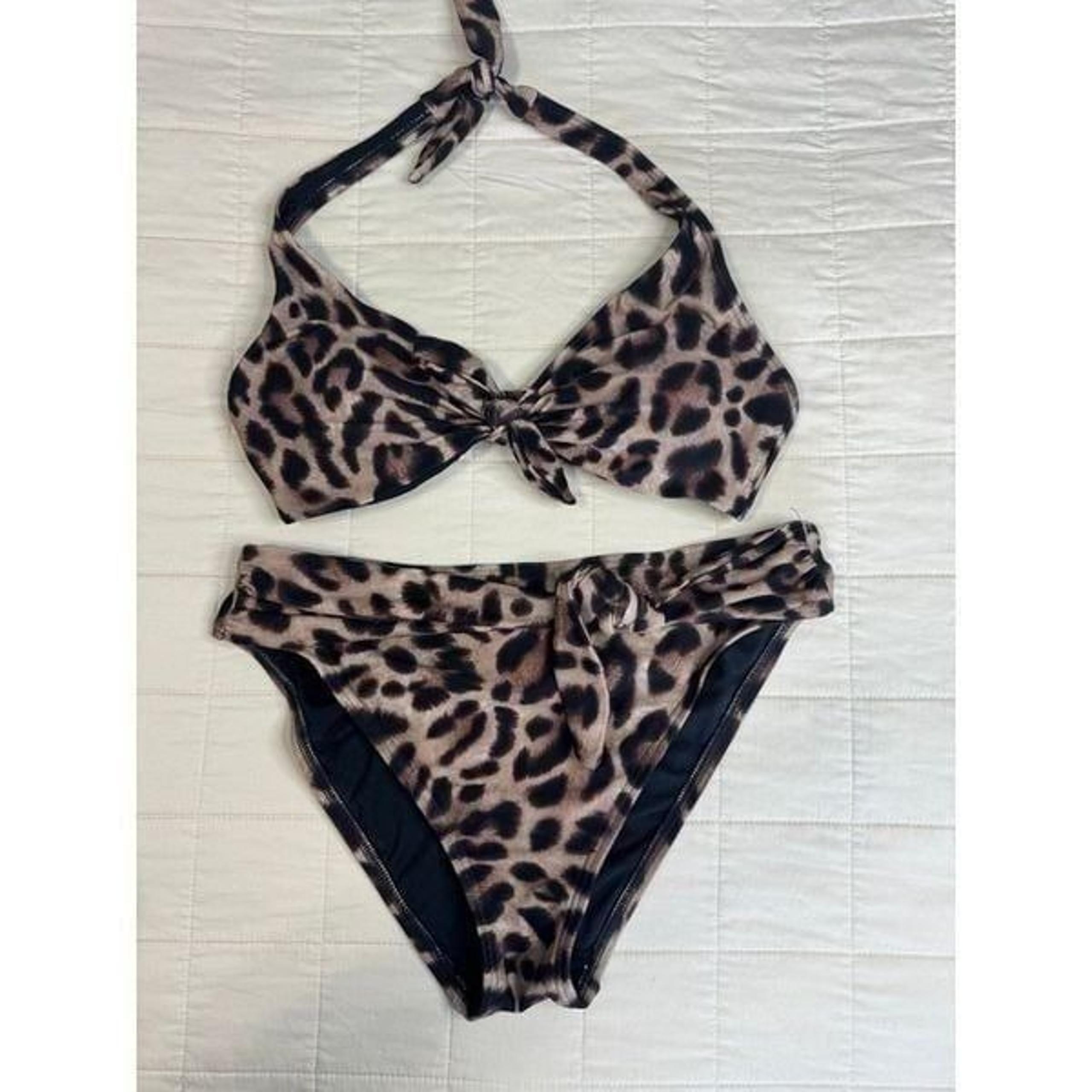 CARMEN MARC VALVO Bikini Leopard Small
