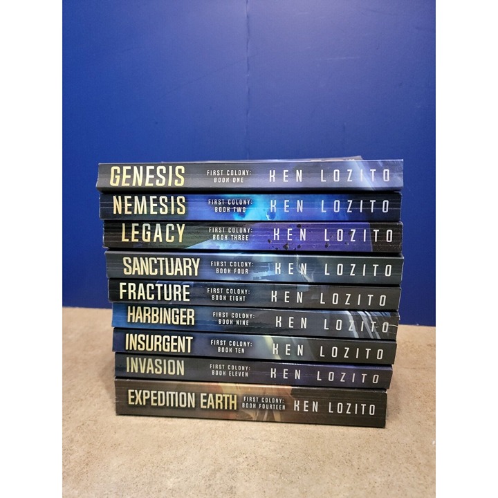 Ken Lozito First Colony Paperbacks Lot Of 9 Books 1 2 3 4 8 9 10 11 14