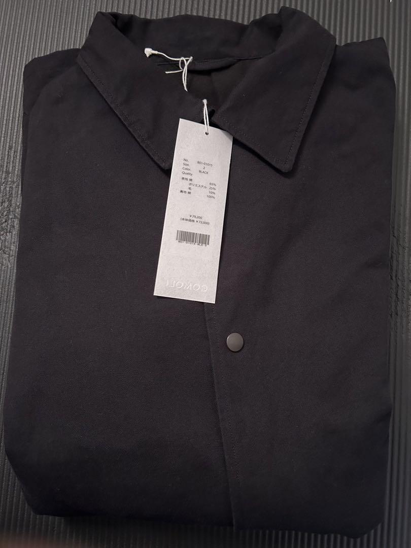 25SS New COMOLI Post Work Twill Jacket Size 2 Black