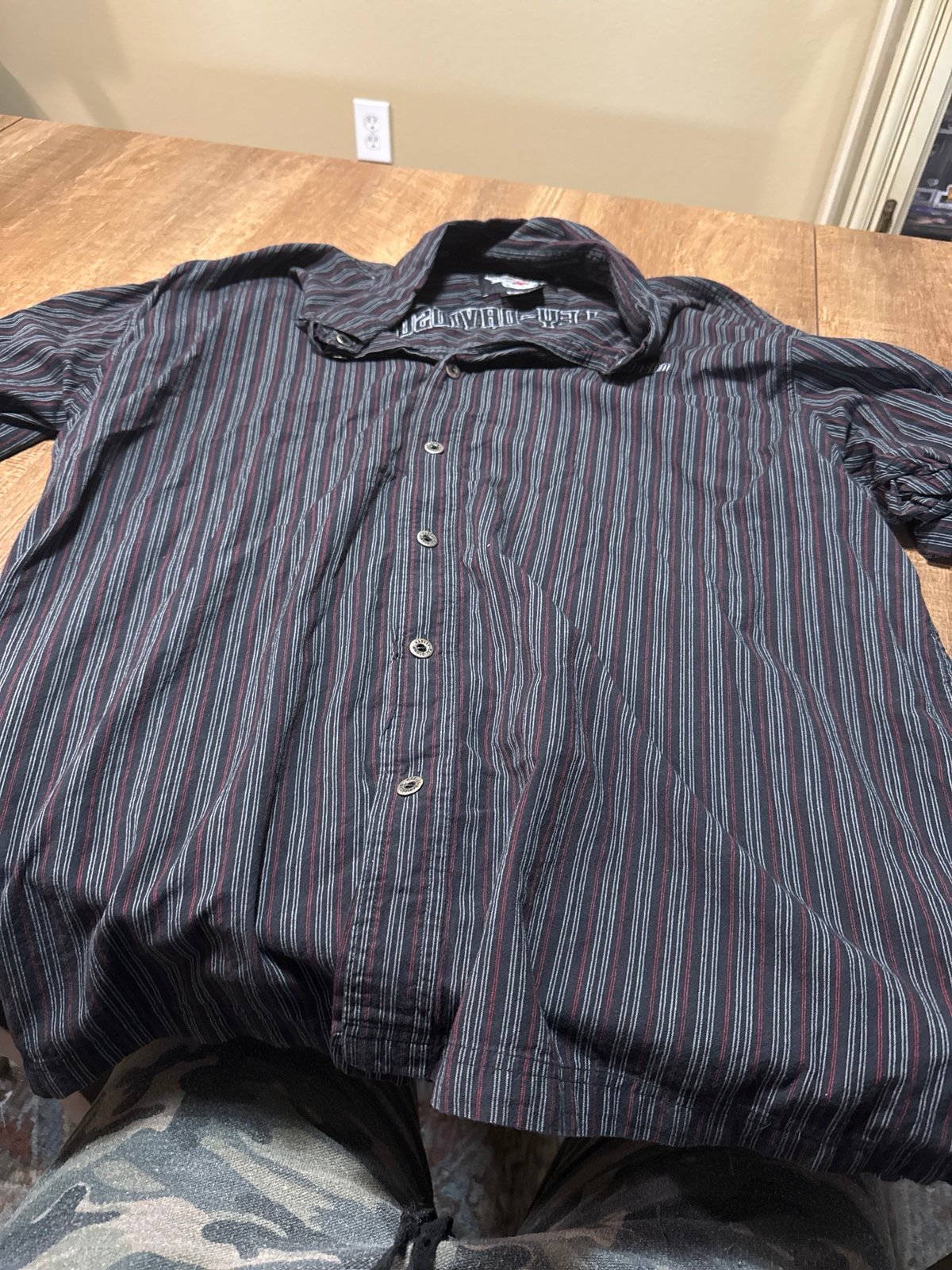 Harley-Davidson button down shirt
