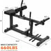 SPART Adjustable Seated Calf Raise Machine, 600LBS with Band Pegs, New