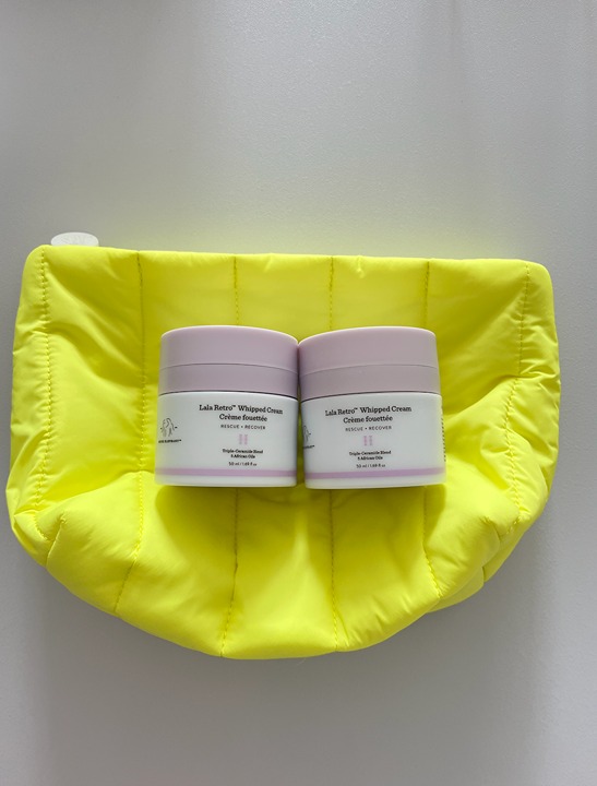 2 Drunk Elephant Lala Retro Whipped Cream Moisturizer with Ceramides W. FREE BAG