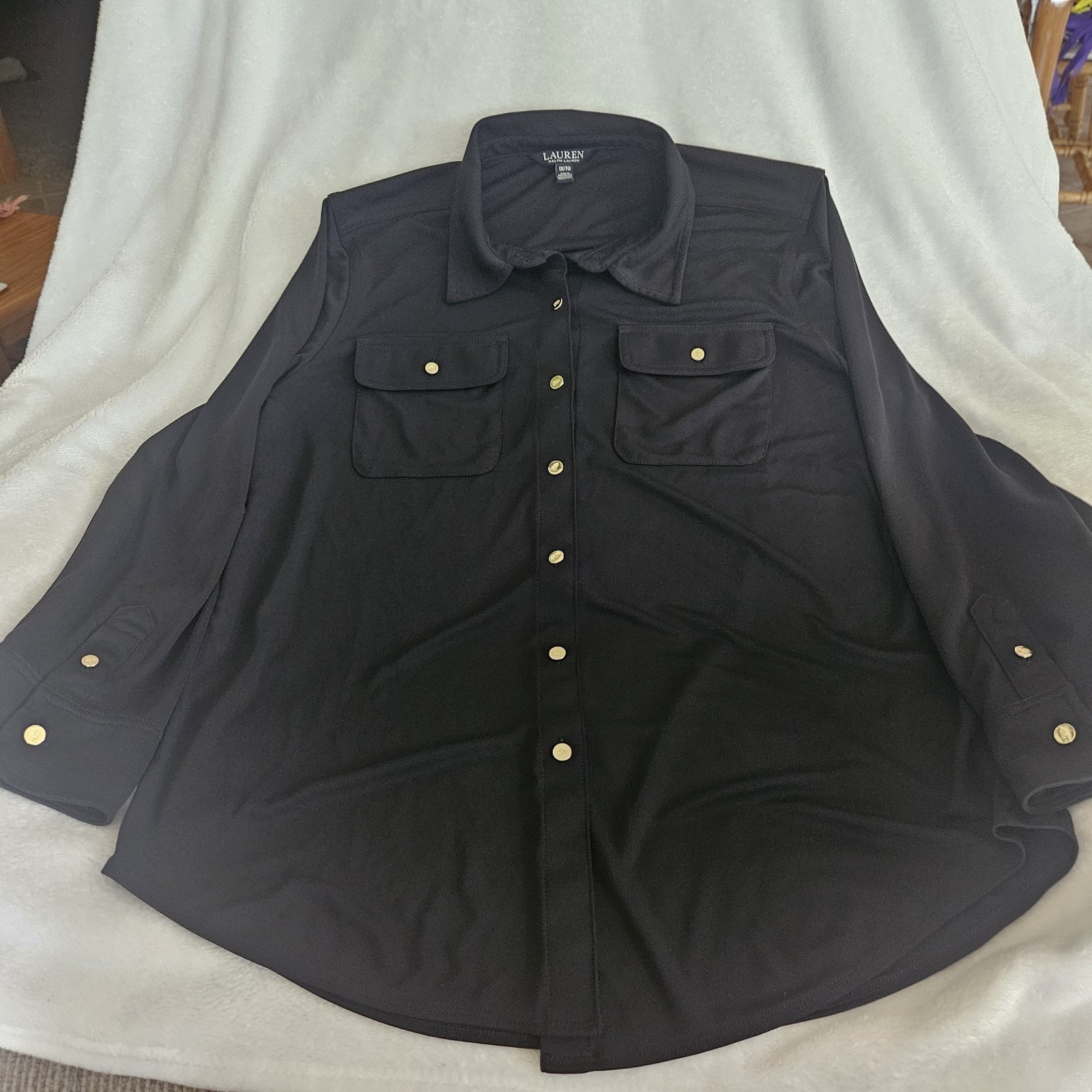 Lauren Ralph Lauren Long Sleeve Button Down Dress Shirt Size 1x