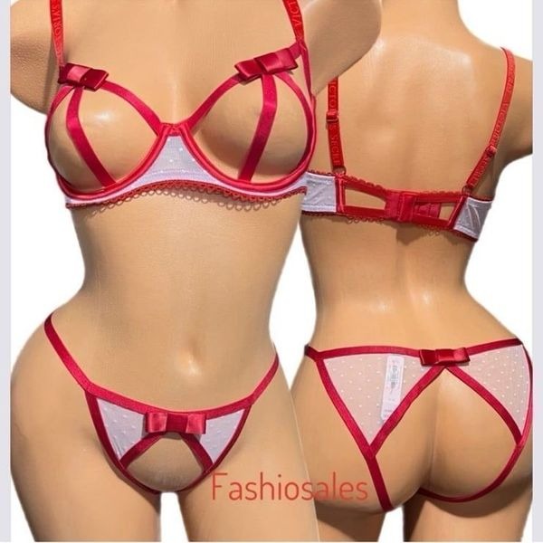 Victoria’s Secret Luxe Very Sexy Set Strappy Balconette bra & Cheekini Panty M