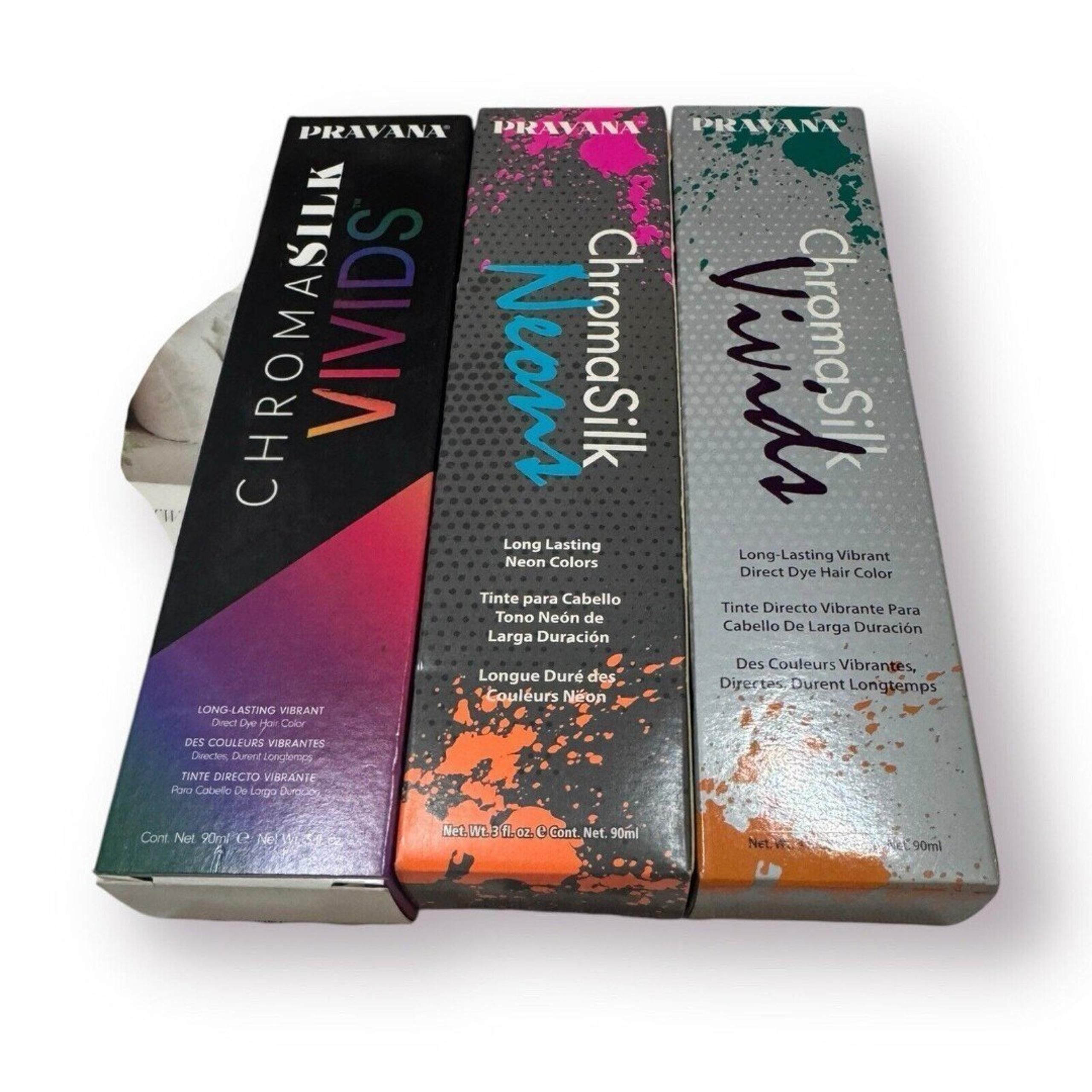 Pravana ChromaSilk VIVIDS Permanent Creme Hair Color - 3 oz Choose your Color