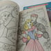 4 Vintage 1989-93 Golden Coloring Books Disney Aladdin Mermaid Snow White Beauty