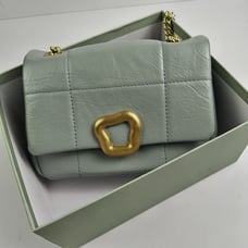 Songmont Mini Wonton Chocolate crossbody bag (placid blue)