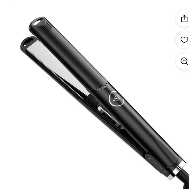 Flat iron hair straightener