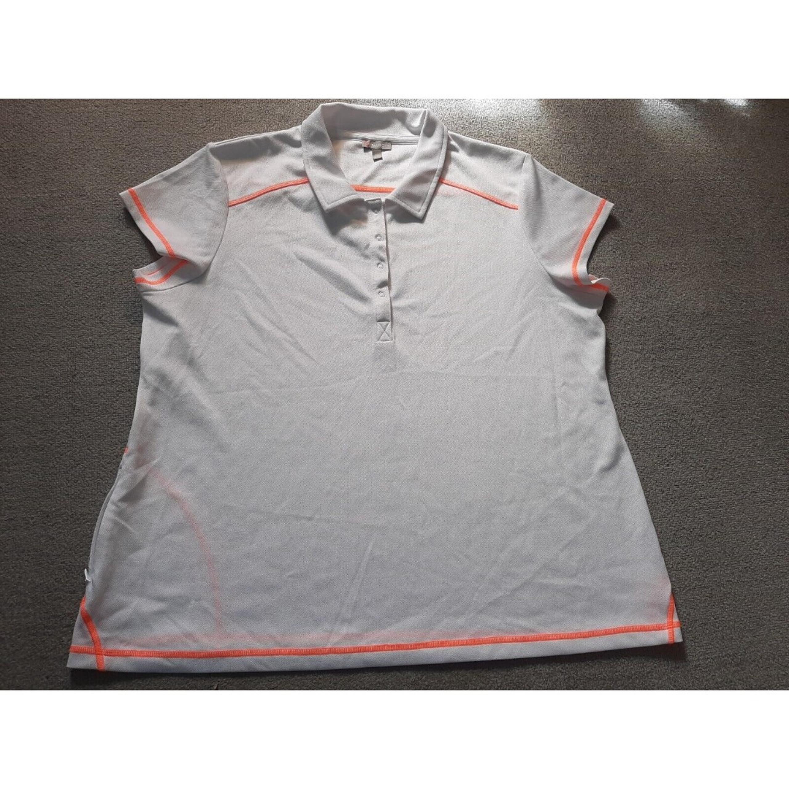Talbots Womens XL Polo Shirt White Top
