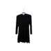 BCBG Paris Women's Black Crew Neck Long Sleeves Mini T-Shirt Dress Size Medium
