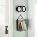 Hearth & Hand Magnolia Wall Clock & Thermometer Black - Target
