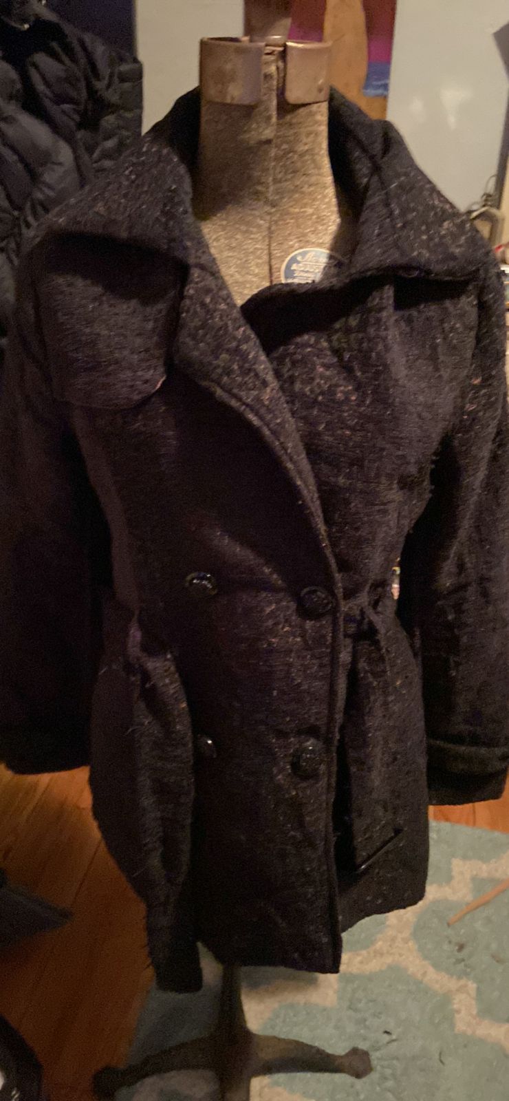 BKE black pea Coat