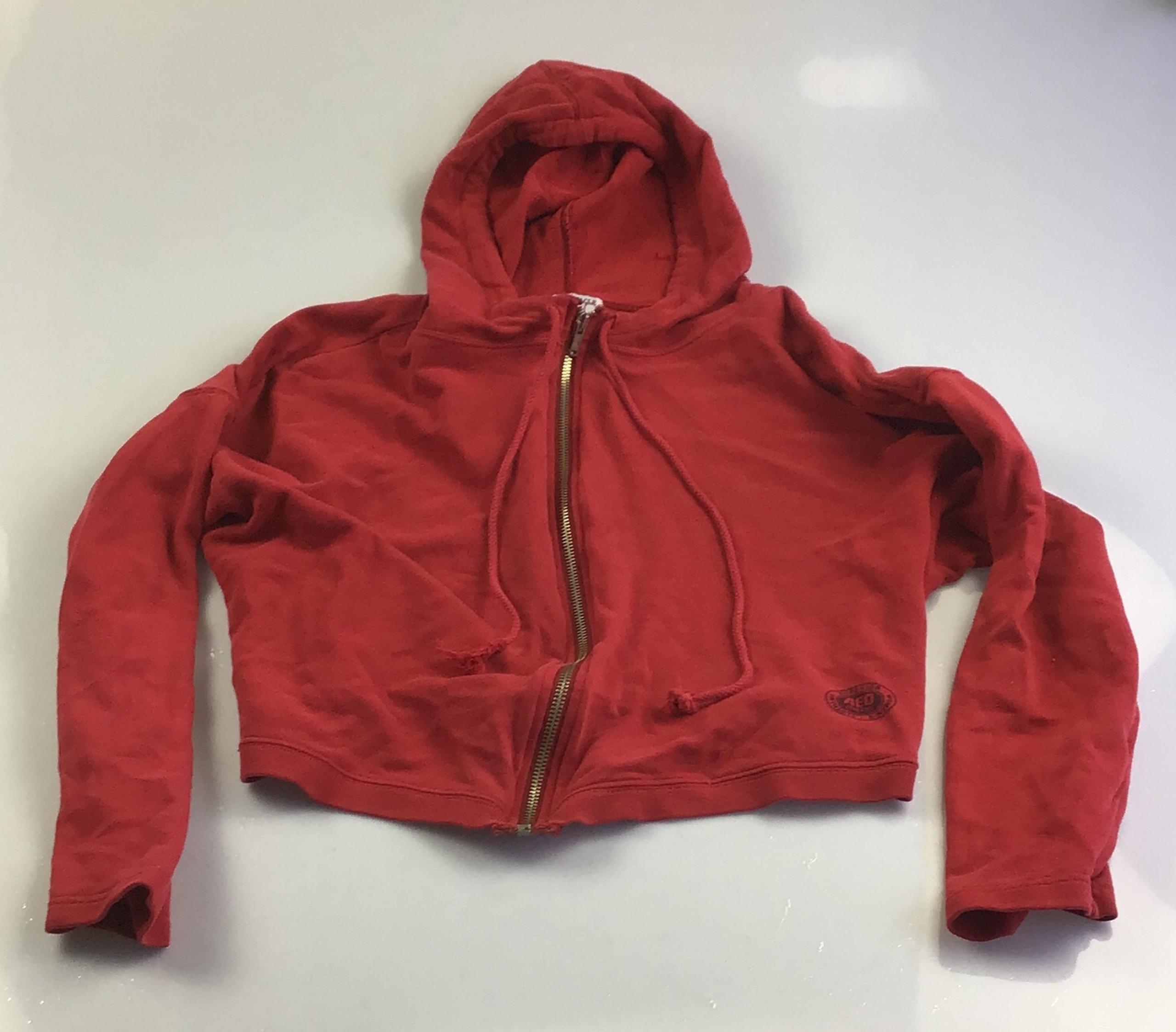 American Eagle women’s zip jacket red size M