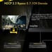 HDMI Splitter Audio Extractor 4K@120Hz