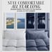 Comforter Duvet Insert for All Season comfort ( King Size)-wq93