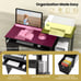 Home Office Computer Desk Space-saving Study Writing Desk with Keyboard Tray
