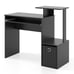 Home Office Computer Desk Space-saving Study Writing Desk with Keyboard Tray